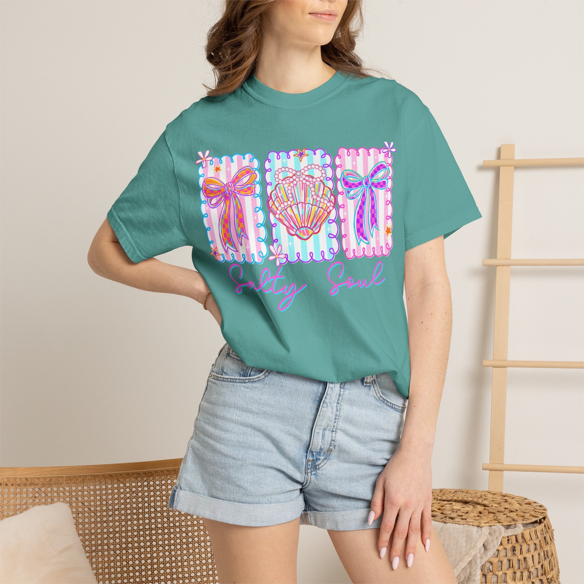 Salty Soul Beach Graphic T-Shirt