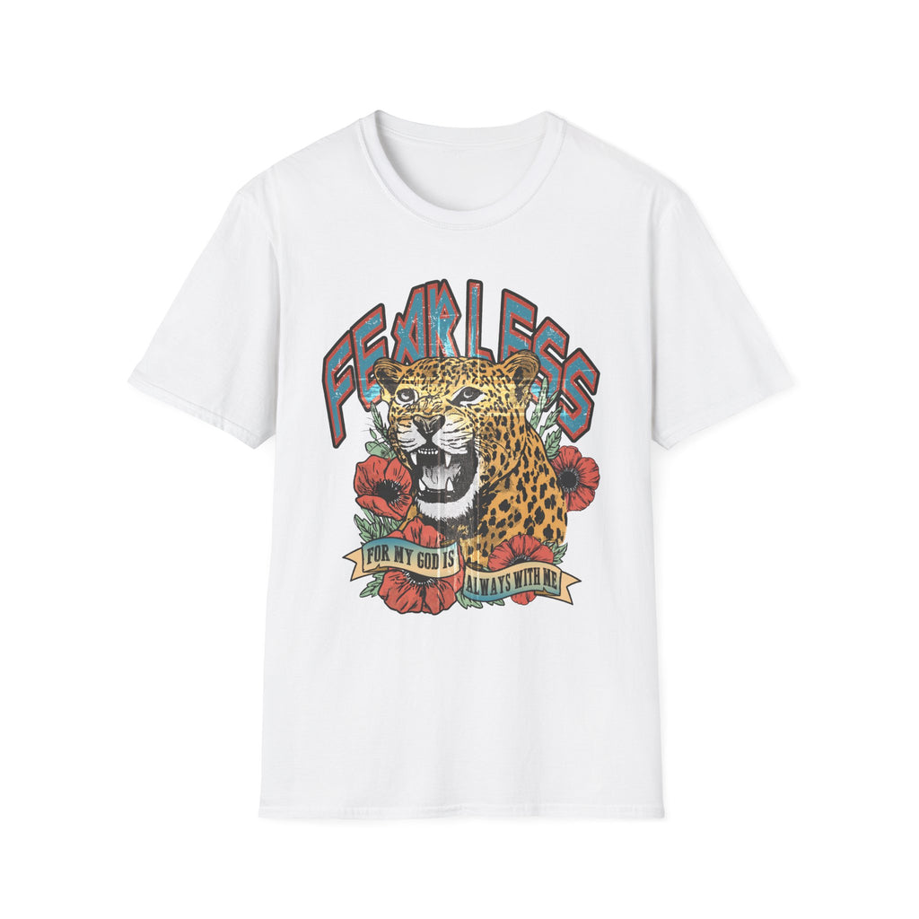 Fearless Leopard Graphic T-Shirt — Bold Vintage Animal Tee