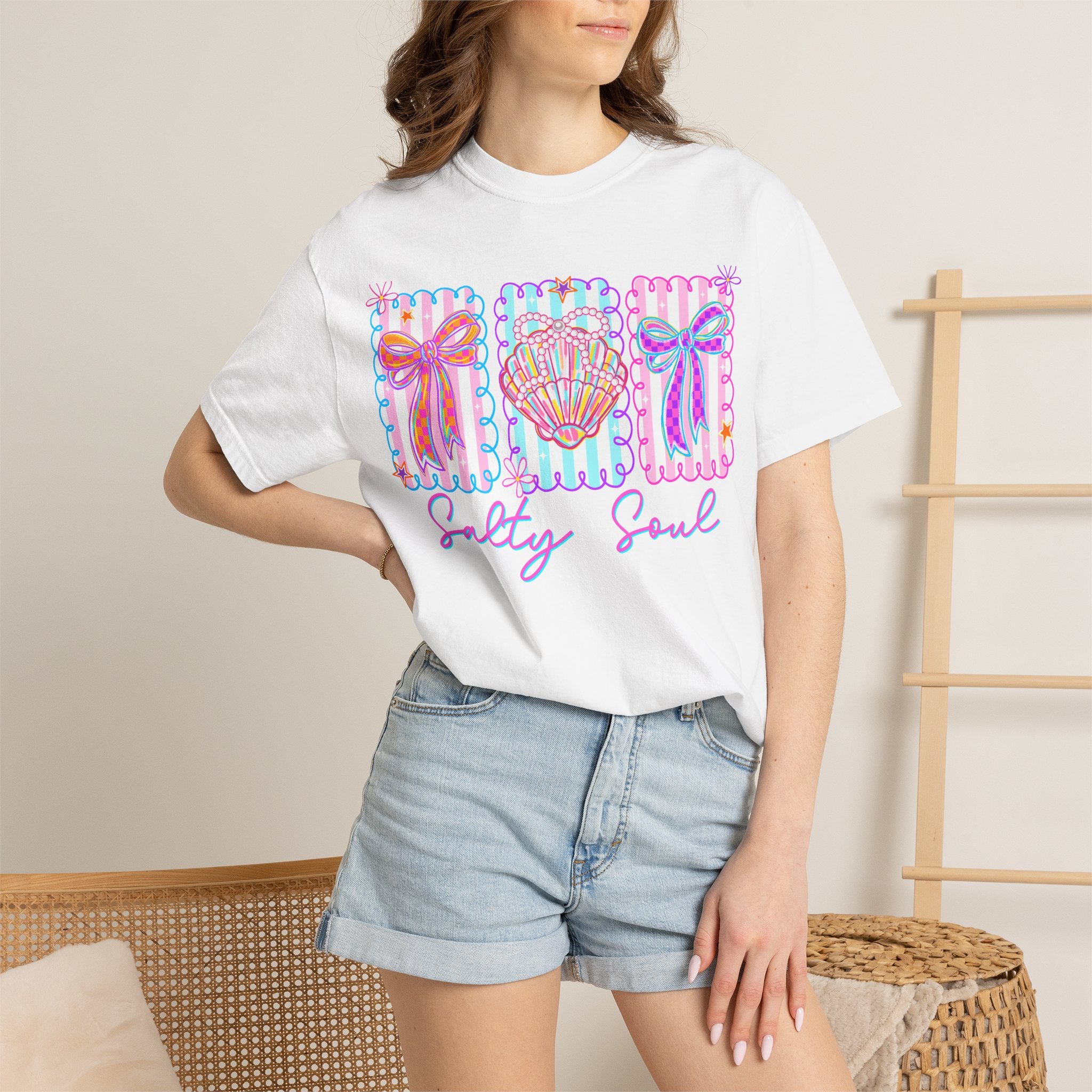 Salty Soul Beach Graphic T-Shirt