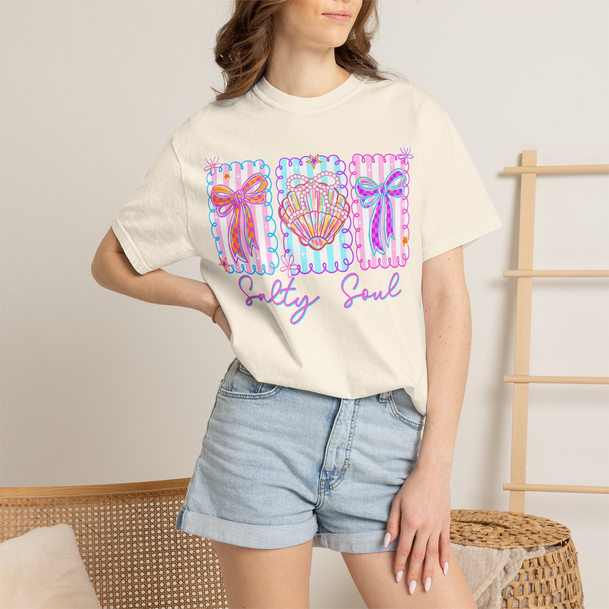 Salty Soul Beach Graphic T-Shirt