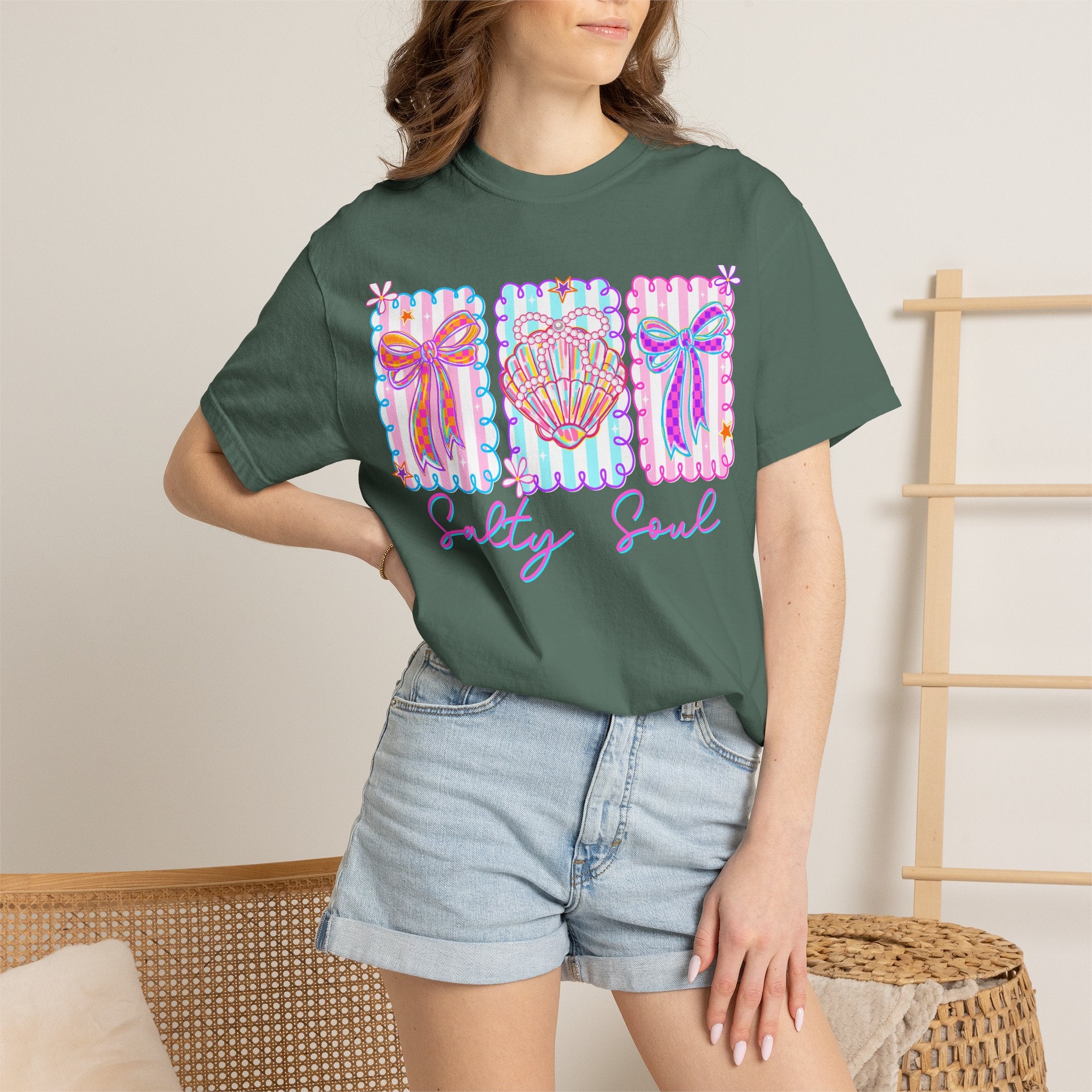 Salty Soul Beach Graphic T-Shirt